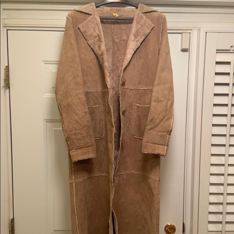 Long Trench Camel Coat By Guess.